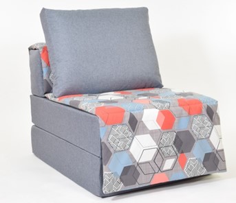 Бескаркасное кресло Харви, серый - геометрия в Махачкале