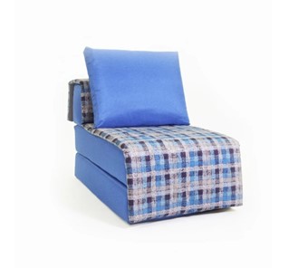 Кресло бескаркасное Харви, синий - квадро в Махачкале