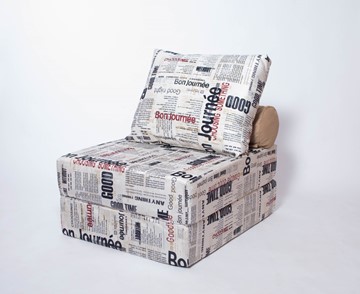 Бескаркасное кресло-кровать Прайм, газета в Махачкале