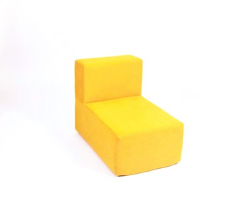 Кресло бескаркасное Тетрис 50х80х60, желтое в Махачкале