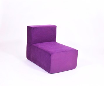 Кресло бескаркасное Тетрис 50х80х60, фиолетовое в Махачкале