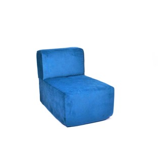 Кресло бескаркасное Тетрис 50х80х60, синий в Махачкале