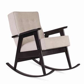Кресло-качалка Ретро (венге / 02 - светло-серый) в Махачкале
