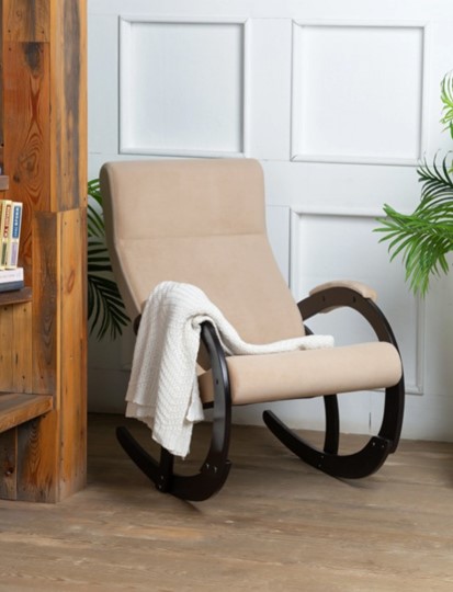 Кресло-качалка Корсика, ткань Amigo Beige 34-Т-AB в Махачкале - изображение 7