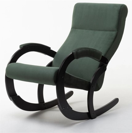 Кресло-качалка в гостиную Корсика, ткань Amigo Green 34-Т-AG в Махачкале - изображение