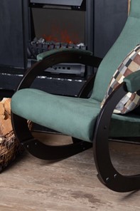 Кресло-качалка в гостиную Корсика, ткань Amigo Green 34-Т-AG в Махачкале - предосмотр 6