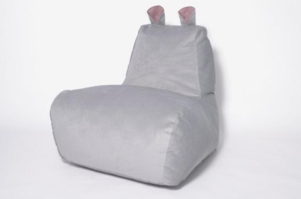 Кресло-мешок Бегемот серый в Махачкале - изображение