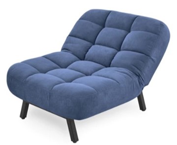 Мягкое кресло Абри опора металл (синий) в Махачкале - предосмотр 3