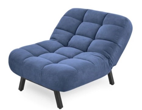 Мягкое кресло Абри опора металл (синий) в Махачкале - изображение 4