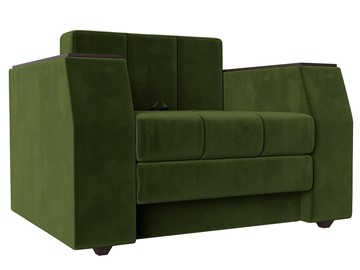 Раскладное кресло Атлантида, Зеленый (Микровельвет) в Махачкале