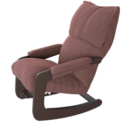 Кресло Трансформер Амадео ВСК №81 (каркас венге, сиденье коричнево-розовое) в Махачкале - изображение