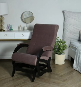 Маятниковое кресло Амелия, ткань кофе с молоком 35-Т-КМ в Махачкале - предосмотр 5