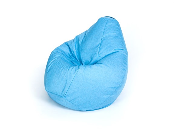 Кресло-мешок Хоум малое, голубое в Махачкале - изображение
