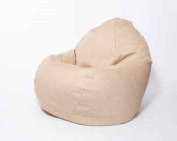 Кресло-мешок Макси, рогожка, 150х100, песочное в Махачкале - предосмотр