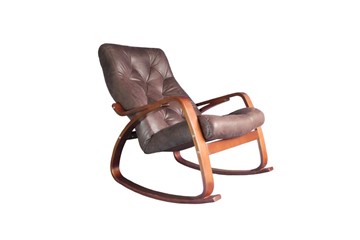 Кресло-качалка Гранд, замша шоколад в Махачкале - предосмотр