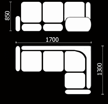 Диван кухонный Нео КМ-01 (168х128 см.) в Махачкале - изображение 3