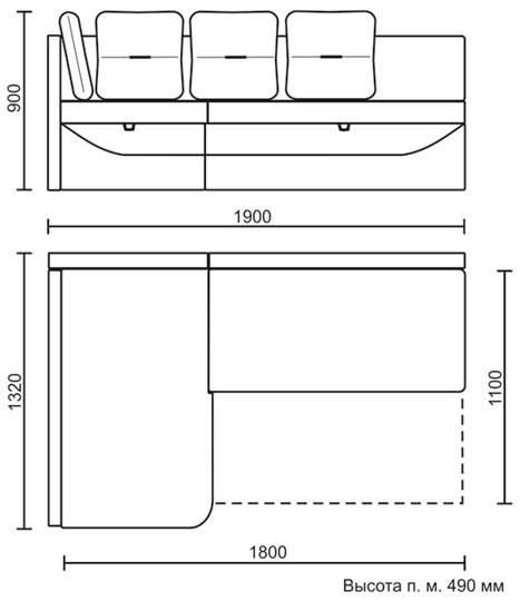 Кухонный угловой диван Яшма 1 ДУ в Махачкале - изображение 8