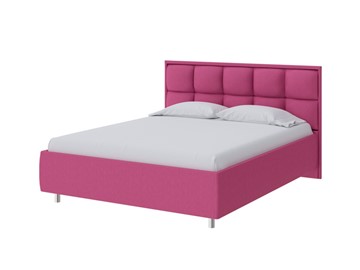 Кровать в спальню Chessy 160х200, Рогожка (Savana Berry (фиолетовый)) в Махачкале