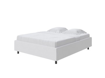Кровать 2-спальная Como (Veda) Base 1 160x200, Экокожа (Белый) в Махачкале