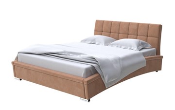Кровать спальная Corso-1L 180х200, Микровелюр (Manhattan Брауни) в Махачкале