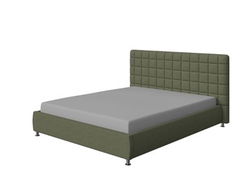 Кровать 2-спальная Corso-3 160х200, Искусственная шерсть (Лама Авокадо) в Махачкале