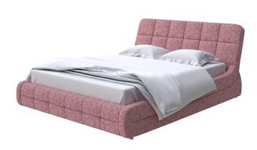 Кровать Corso-6 140x200, Рогожка (Levis 62 Розовый) в Махачкале