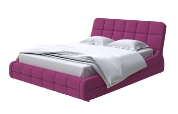 Спальная кровать Corso-6 200х200, Рогожка (Savana Berry) в Махачкале
