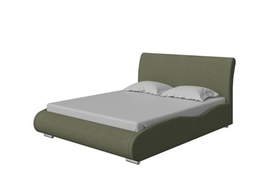 Двуспальная кровать Corso-8 Lite 140x200, Искусственная шерсть (Лама Авокадо) в Махачкале