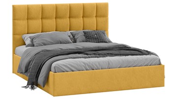 2-спальная кровать Эмбер тип 1 (Микровелюр Wellmart Yellow) в Махачкале