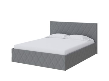 Кровать в спальню Fresco 140х200, Рогожка (Savana Grey (серый)) в Махачкале