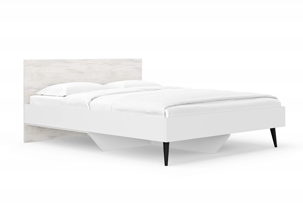 Кровать 2-спальная Ines 160х200, Ясмунд (Белый) в Махачкале - изображение