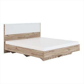 Спальная кровать Николь (мод.1.6) 1,8 белая экокожа, с ортопедическим основанием в Махачкале
