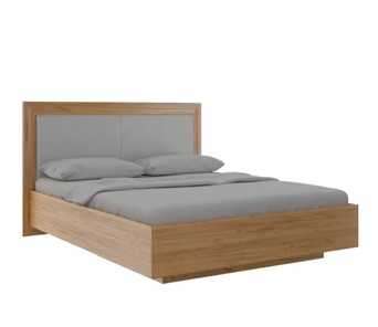 Кровать 2-х спальная с подъемным механизмом Глэдис М33 (Дуб золотой) в Махачкале