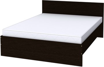 Двуспальная кровать K16 с основанием, цвет Венге в Махачкале