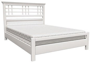 Полутороспальная кровать Герда (Белый Античный) 140х200 в Махачкале