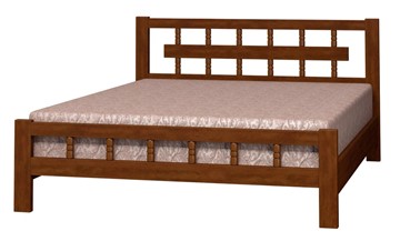 Кровать полутороспальная Натали-5 (Орех) 140х200 в Махачкале - предосмотр