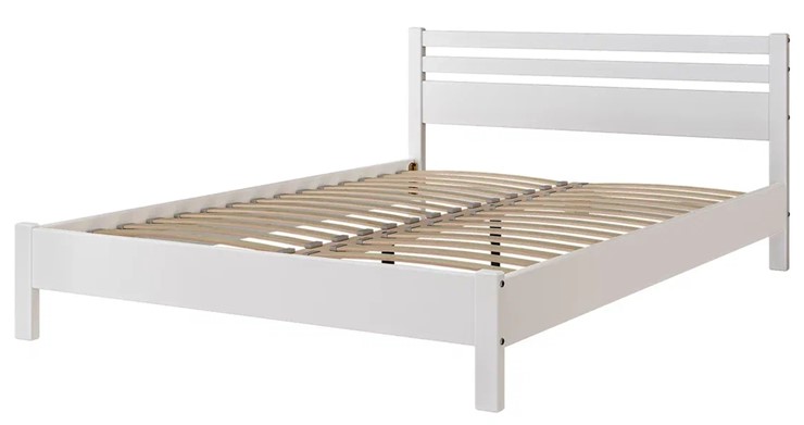 Кровать Милена (Белый античный) 140х200 в Махачкале - изображение 1
