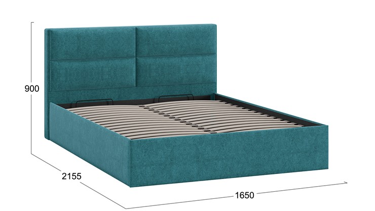 Кровать с механизмом 2-спальная Глосс Тип 1 (Микровелюр Jercy Izumrud) в Махачкале - изображение 1