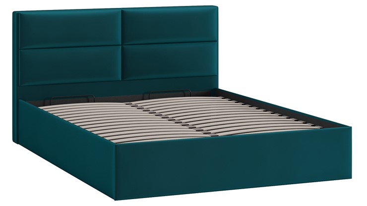 Кровать с механизмом двуспальная Глосс Тип 1 (Велюр Confetti Izumrud) в Махачкале - изображение 2