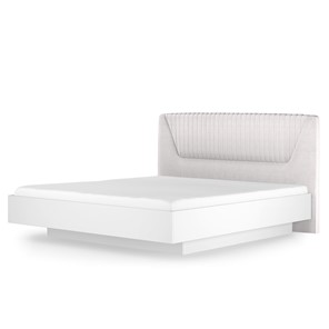 Кровать с механизмом полуторная Марсель-11 (Белый, ткань Catania white) 1400 в Махачкале