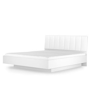 Кровать с механизмом 2х-спальная Марсель-7 (Белый, экокожа polo белая) 1600 в Махачкале