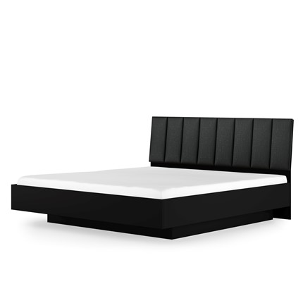 Кровать с механизмом 1.5-спальная Марсель-7 (Черный, экокожа polo чёрная) 1600 в Махачкале - изображение