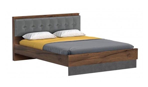 Кровать с основанием Глазго 1600, Металл Бруклин/Таксония в Махачкале - изображение