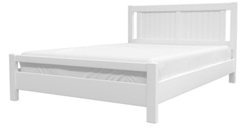 Кровать 1.5-спальная Ванесса из массива сосны (Белый Античный) 140х200 в Махачкале