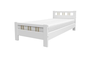 Односпальная кровать Вероника-3 (Белый Античный) 90х200 в Махачкале