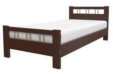 Кровать 1-спальная Вероника-3 (Орех) 90х200 в Махачкале