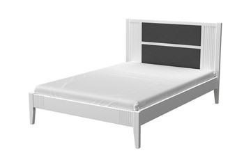 Полутороспальная кровать Бетти из массива сосны (Белый Античный) 180х200 в Махачкале - предосмотр