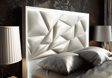 Кровать 1.5-спальная FRANCO KIU 1242 с LED подсветкой изголовья (160х200) в Махачкале - предосмотр 9