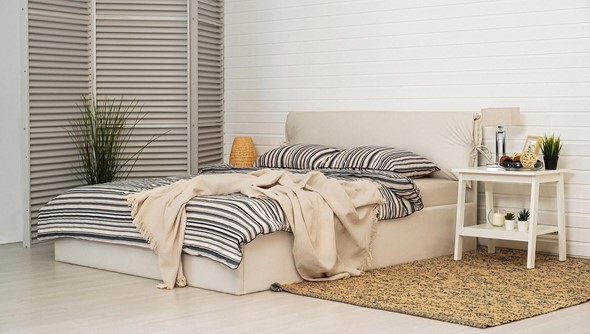 Кровать полутороспальная Керри 1400х2000 с подъёмным механизмом в Махачкале - изображение