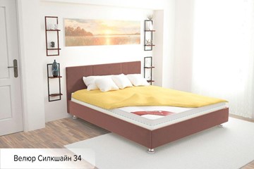 Кровать полутороспальная Вена 140х200 (с основанием) в Махачкале - предосмотр 1